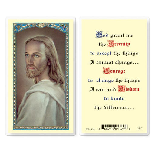 Serenity Prayer Laminated Holy Card