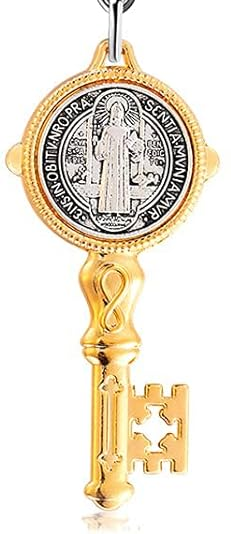 St. Benedict Key Medal 1.75"