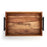 Be Our Guest Wood Serving Tray