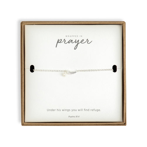 Dainty Wing Bracelet - Silver