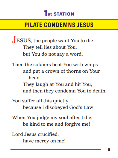 Stations of the Cross by Father Lovasik, S.V.D.