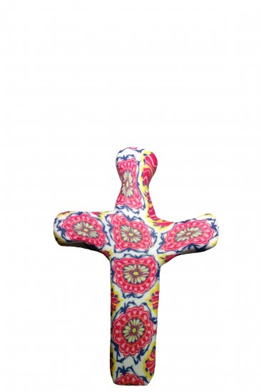 Tuscan Comforting Clay Pocket Cross