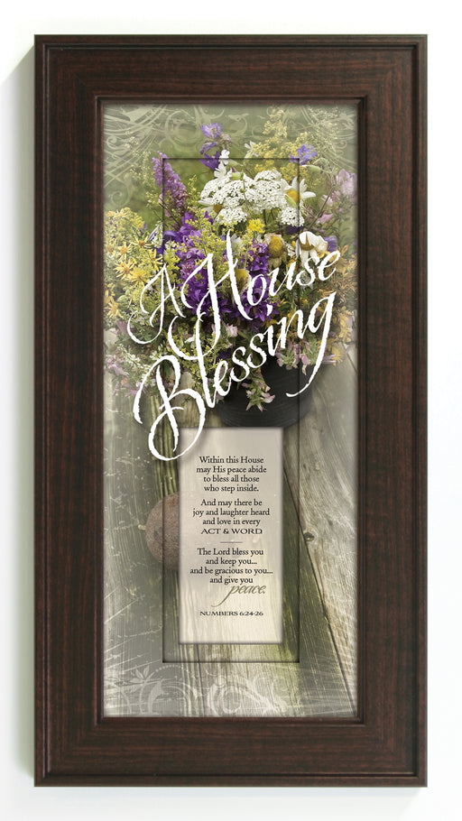 A House Blessing 16x8 Wall Art