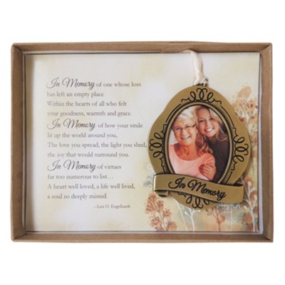 In Memory Photo Ornament