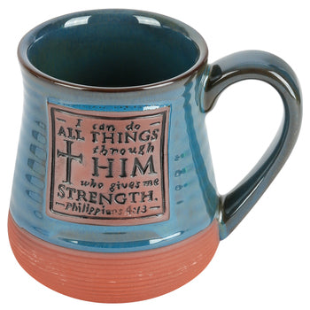 I Can Do All Things Pottery Mug