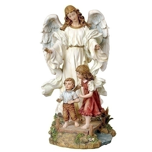 Classic Guardian Angel 10" Statue