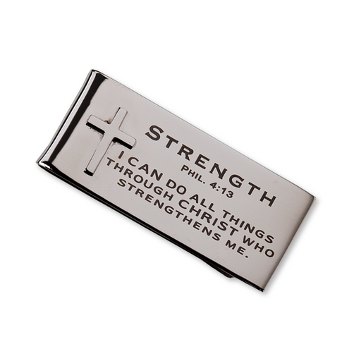 Strength Phil. 4:13 Money Clip