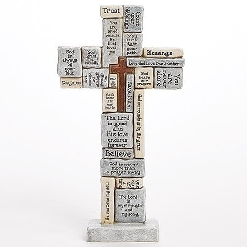 Words of Encouragement Standing Cross