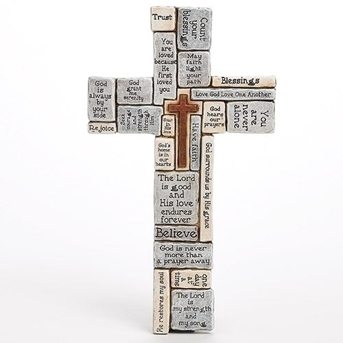 Words of Encouragement Wall Cross