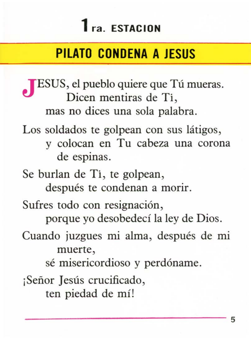 Las Estaciones De La Cruz por el Padre Lorenzo G. Lovasik SVD