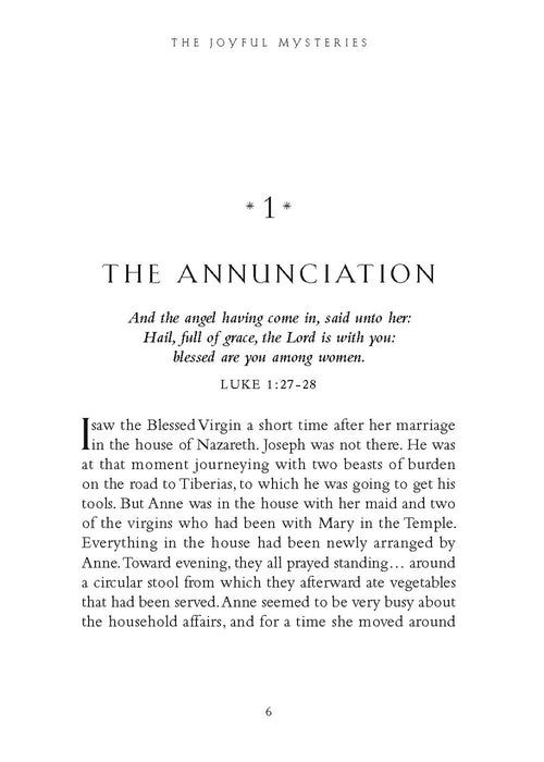 Mysteries of the Rosary: Venerable Anne Catherine Emmerich