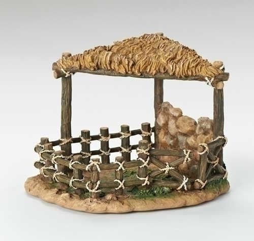 Sheep Shelter 7.5" Fontanini