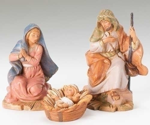 Centennial Holy Family 3-pc set 5" Fontanini