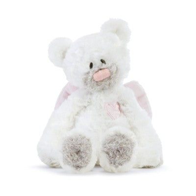 Pink Guardian Angel Bear Rattle