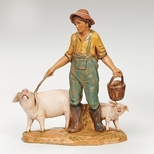 Jedediah, Pig Farmer 5" Fontanini