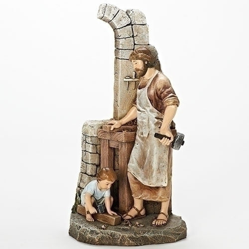 The Carpenter's Apprentice statue 10.75"