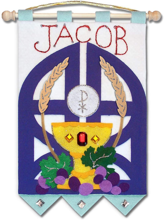 First Communion Banner Kit Boy 9x12