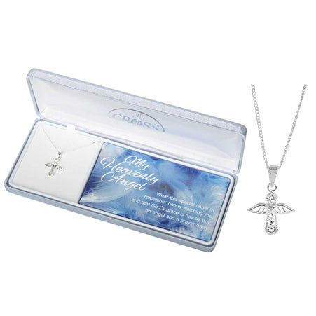 My Heavenly Angel Cross Necklace