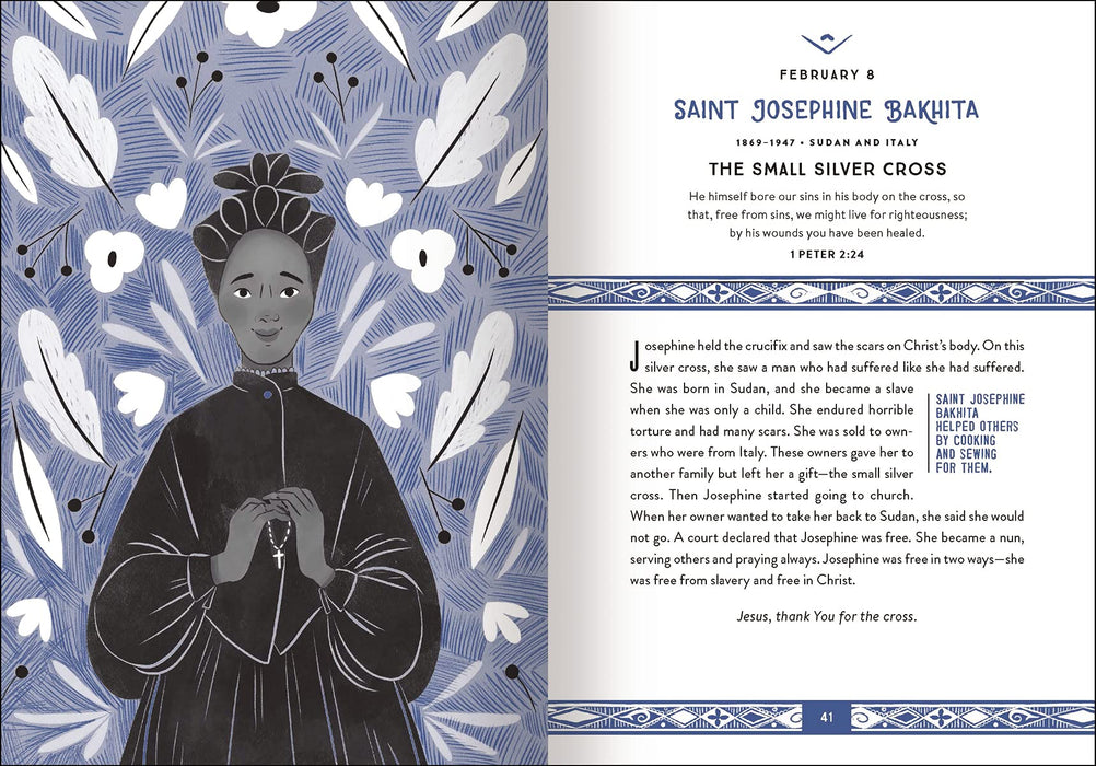 A Saint a Day: 365 True Stories of Faith and Heroism by Meredith Hinds