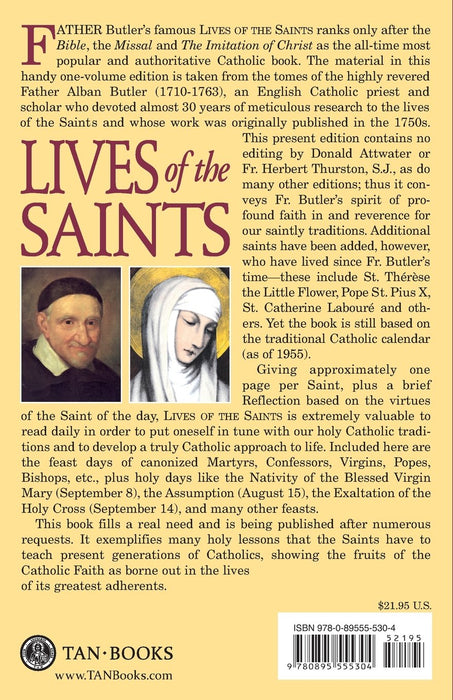Lives of the Saints For Every Day In the Year by Fr. Alban Butler
