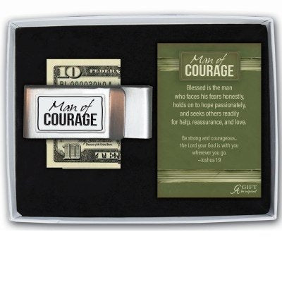 Man of Courage Money Clip
