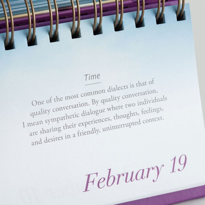 Gary Chapman - The 5 Love Languages - Perpetual Calendar