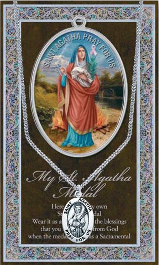 My St. Agatha Medal