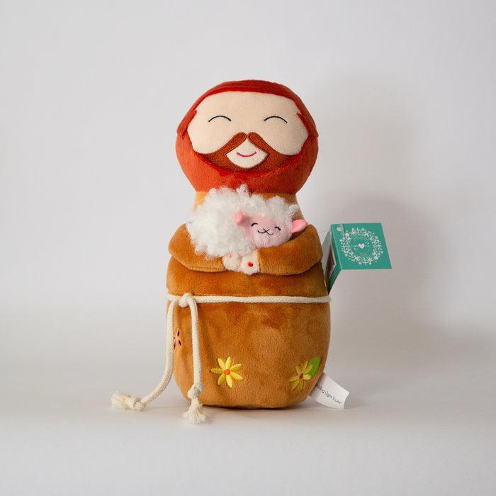Shining Light St. Francis of Assisi Plush Doll