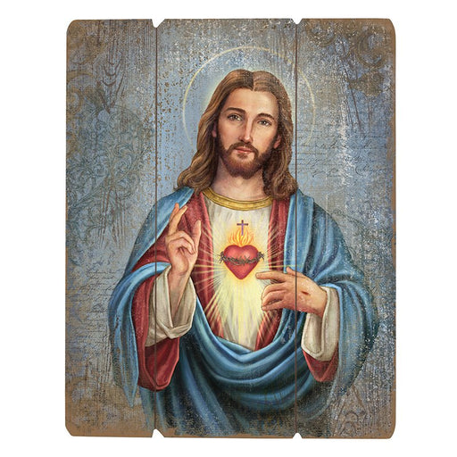 Sacred Heart Panel Wall Art