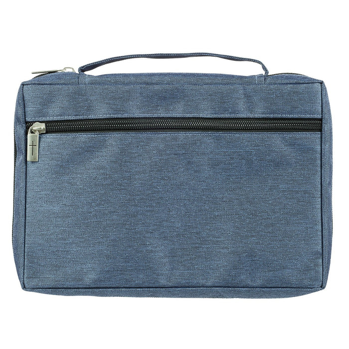 I Can Do All Things Blue Poly-Canvas Bible Cover