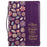 I Know the Plans Purple Floral Faux Leather Fashion Bible Cover - Large