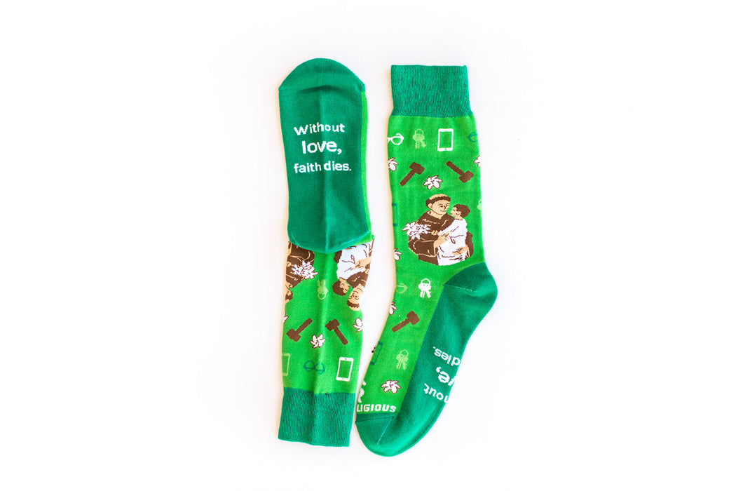 Sock Religious St. Anthony Socks