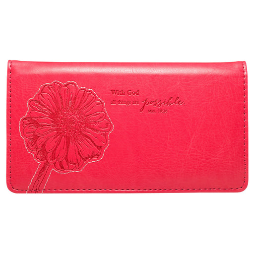 All Things Are Possible Checkbook Cover