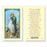 Lovely Lady Dressed in Blue "To Our Lady" Laminated Holy Card