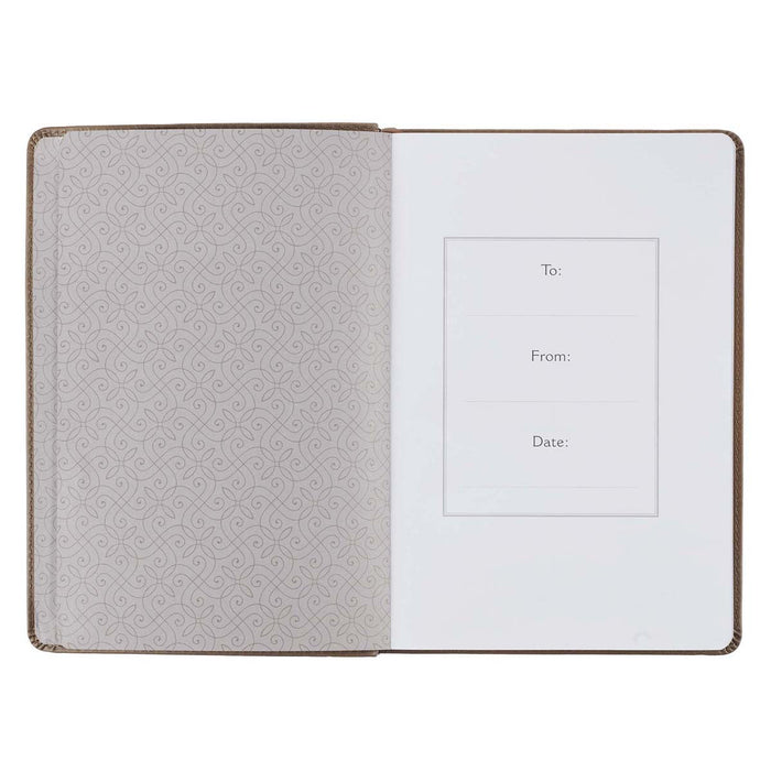 It Is Well With My Soul Brown Faux Leather Classic Journal