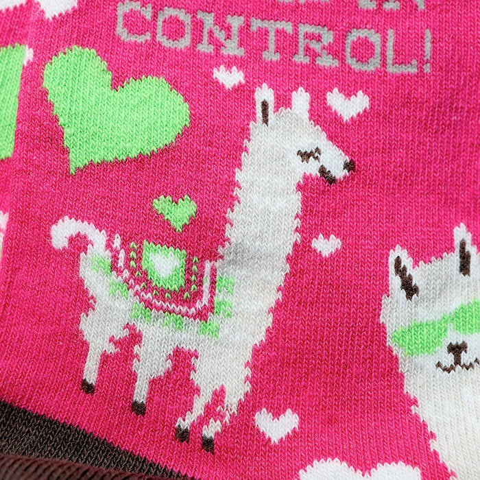Bless My Sole Crew Socks - No Prob-Llama God is in Control!