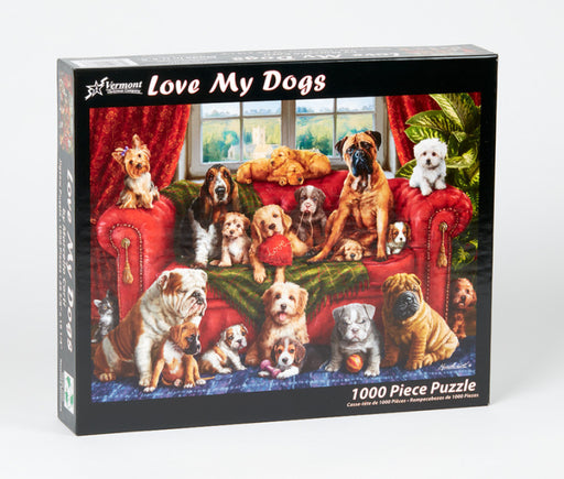 Love My Dogs Jigsaw Puzzle -1000 Pieces