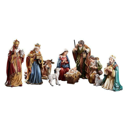 9 pc. Michael Adams Nativity Set 3.5"