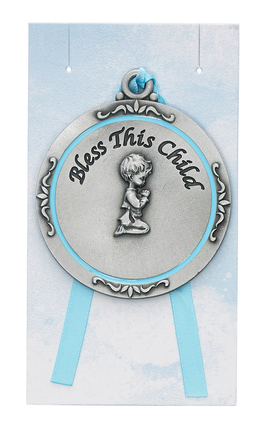 Blue Crib Medal - Bless This Child