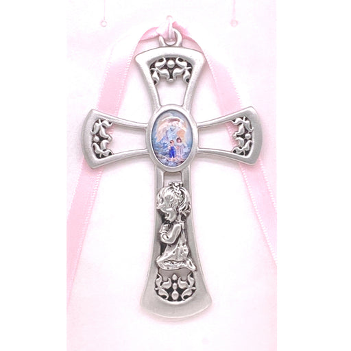 Guardian Angel Crib Cross (Pink)