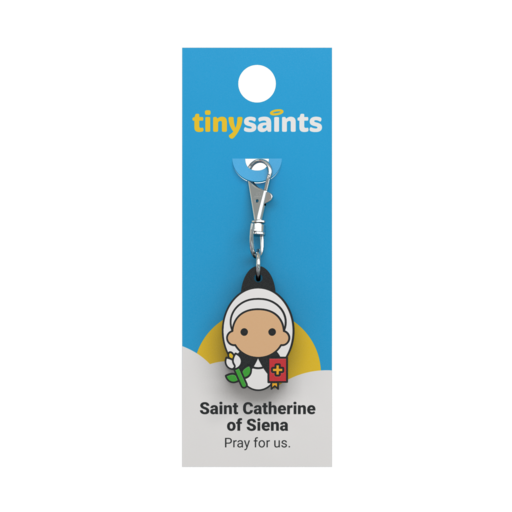 Tiny Saints Charm - St. Catherine of Siena