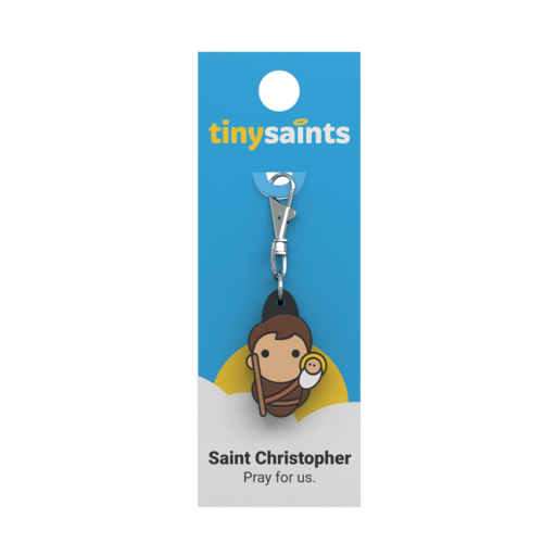 Tiny Saints Charm - St. Christopher