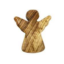 Olive Wood Comfort Angel 2.75"