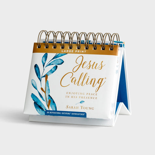Jesus Calling: Enjoying Peace in His Presence - Large Print Perpetual Calendar