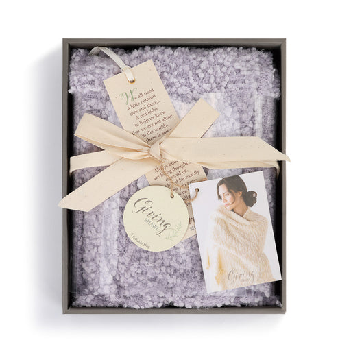 Giving Shawl (Light Purple)