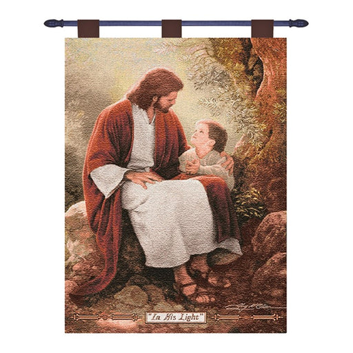 In His Light Wall Hanging Tapestry