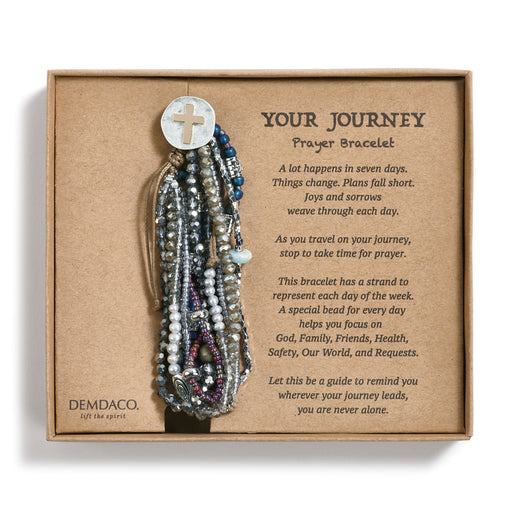 Your Journey Prayer Bracelet (Gray)