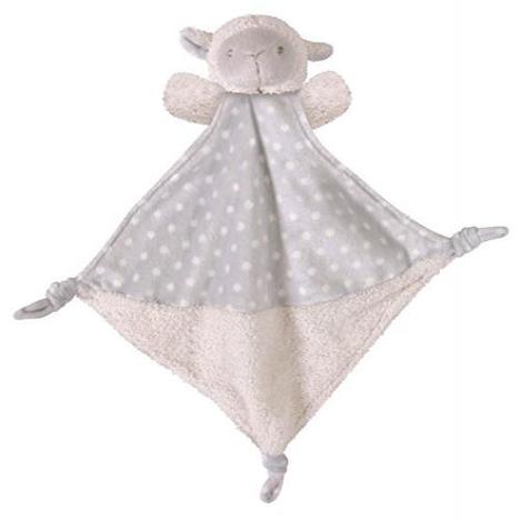 Stephan Baby Plush Knotty Animal Security Blankie, Lamb