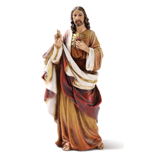 Sacred Heart of Jesus Statue 6.25"