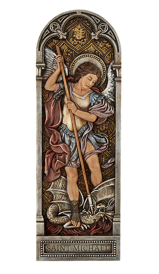 St. Michael Plaque 12"
